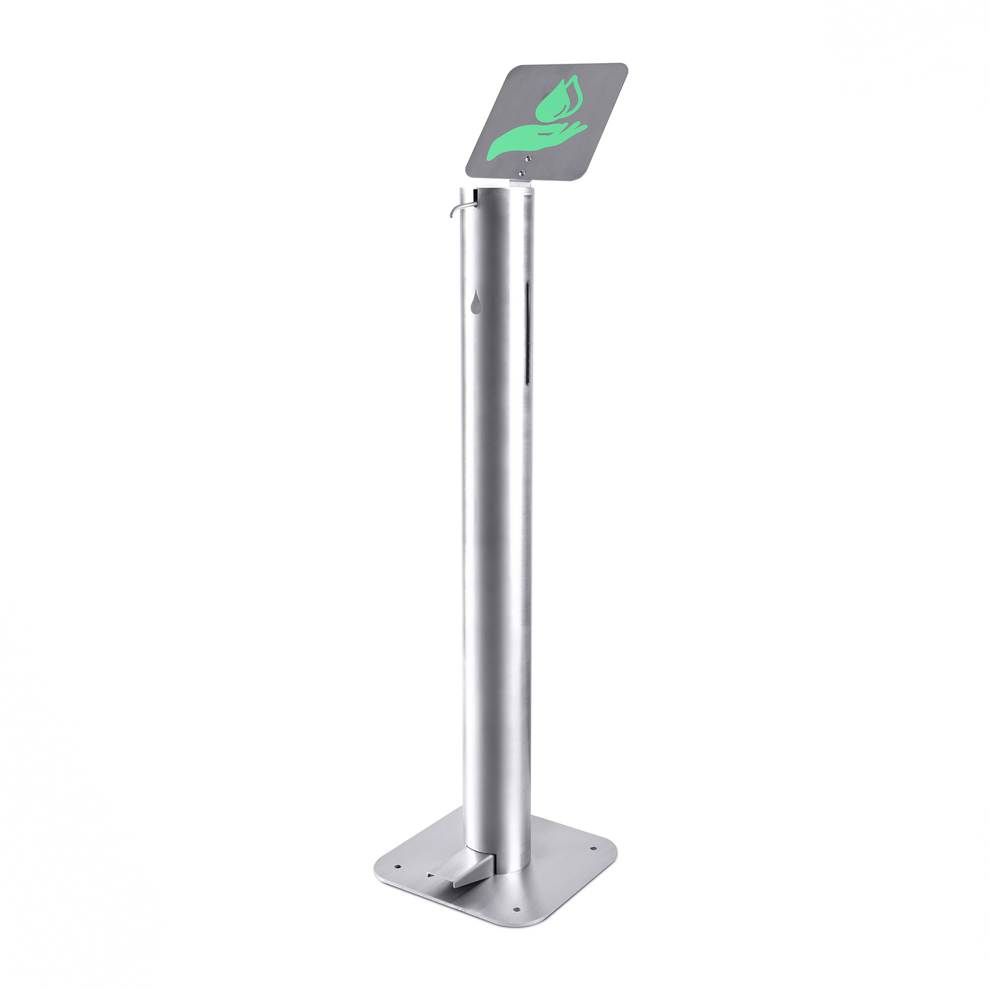 FOOT PEDAL HAND SANITIZER VANDAL PROOF STAND