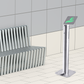 FOOT PEDAL HAND SANITIZER VANDAL PROOF STAND